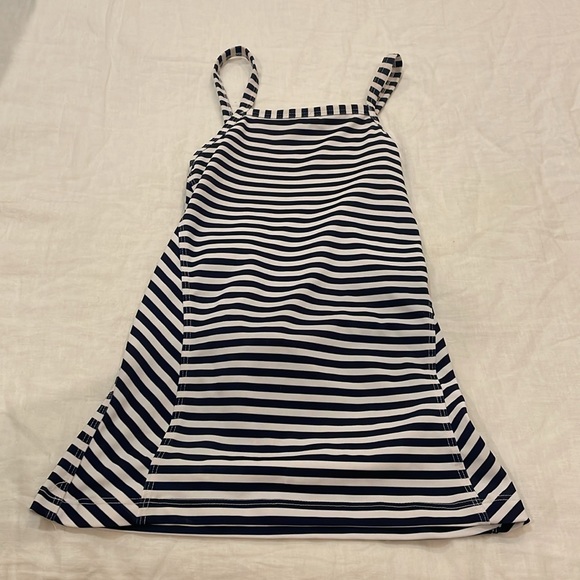 Albion Navy and white stripe tankini top size small - Picture 3 of 3